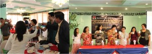 DSWD senior officials, Tatsulo beneficiaries and guests from participating agencies toast for a commitment to continuously fight against poverty.